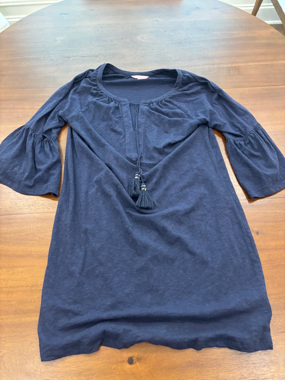 Lily Pulitzer Women's Navy Tassel Dress